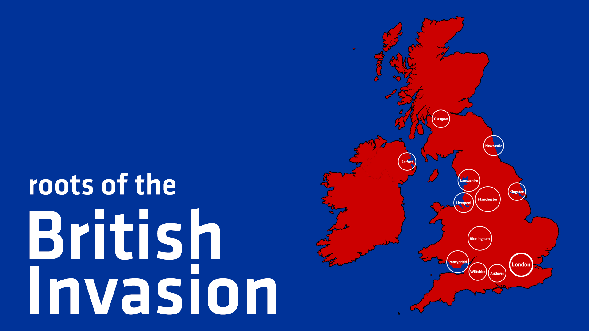 Roots of the British Invation Map